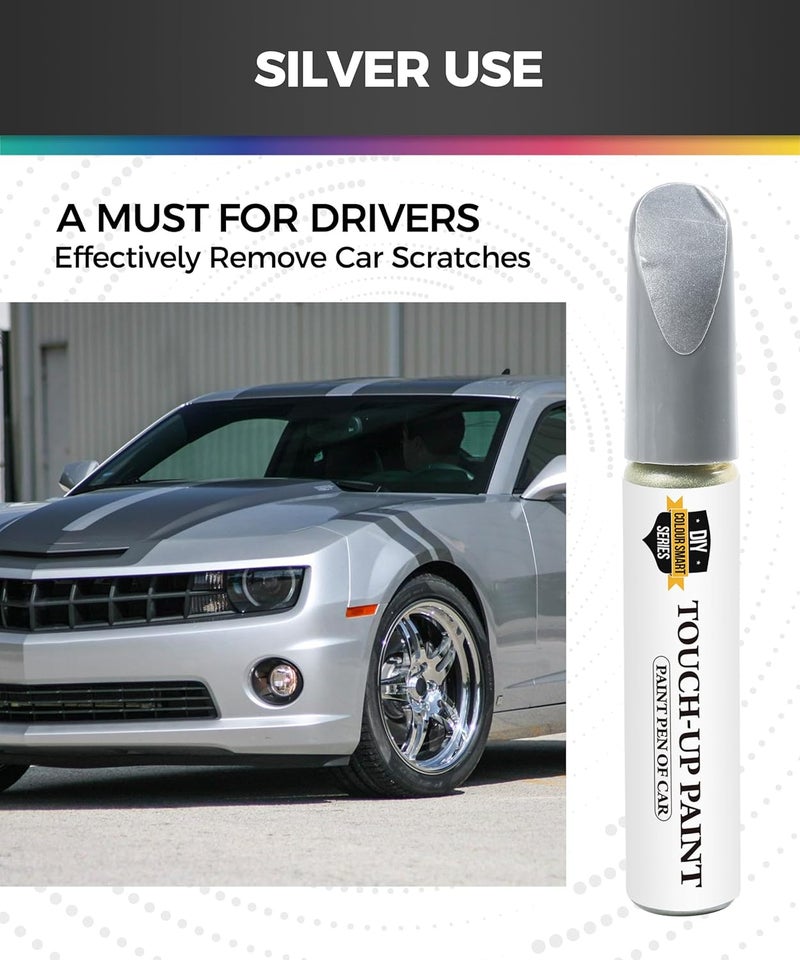 UBOG Car Paint Scratch Repair,Touch Up Paint for Cars,Touch Up Paint Pen,Car Accessories Car Scratch Repair,Car Touch Up Paint,Car Scratch Remover Pen,Car Paint Pen for Erase Car Scratches (Silver) - Image 5